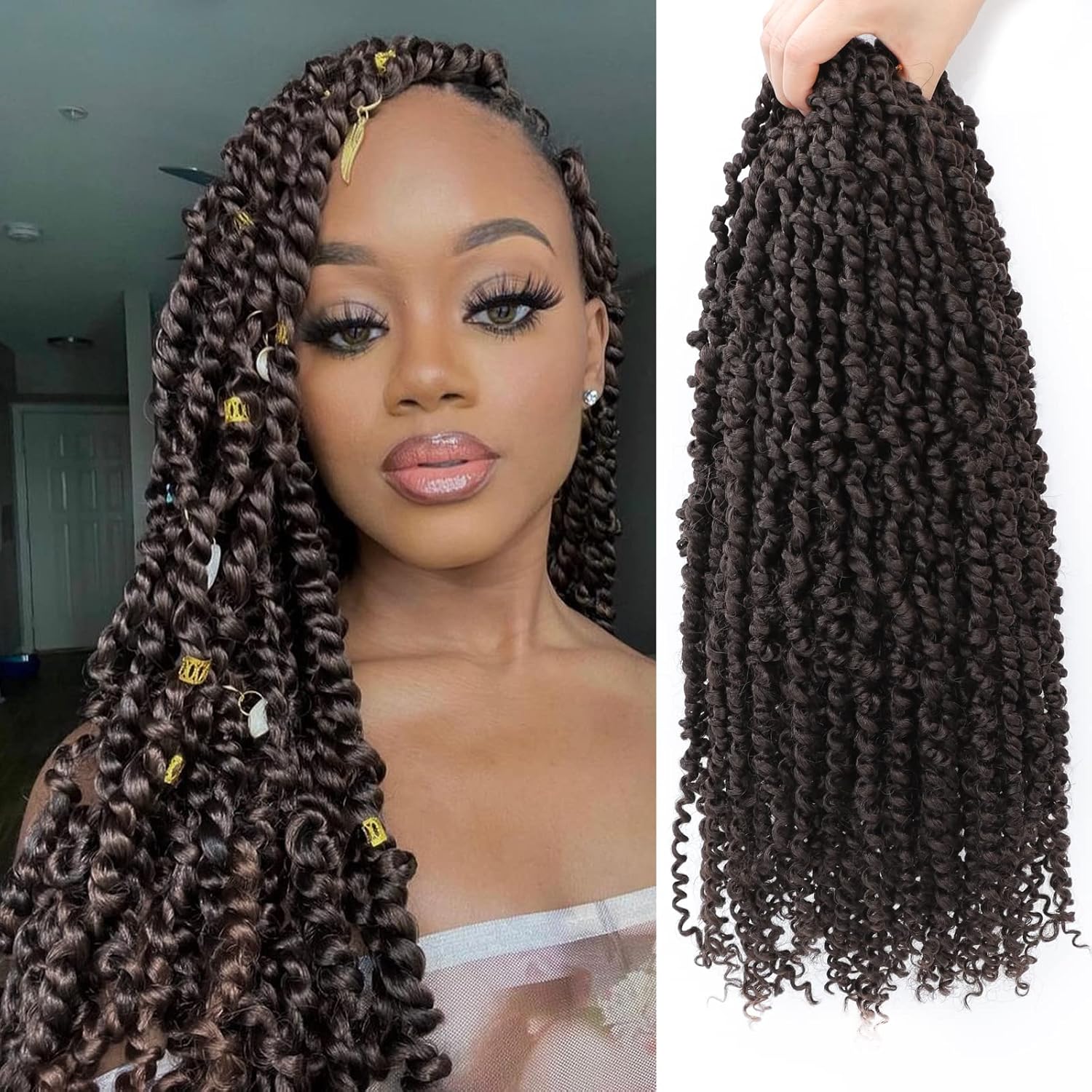 Pre-Twisted Passion Twist Crochet Hair for Stunning Styles