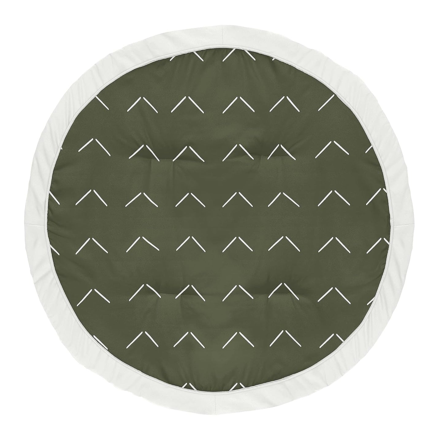 Green Boho Arrow Baby Play Mat by Sweet Jojo Designs