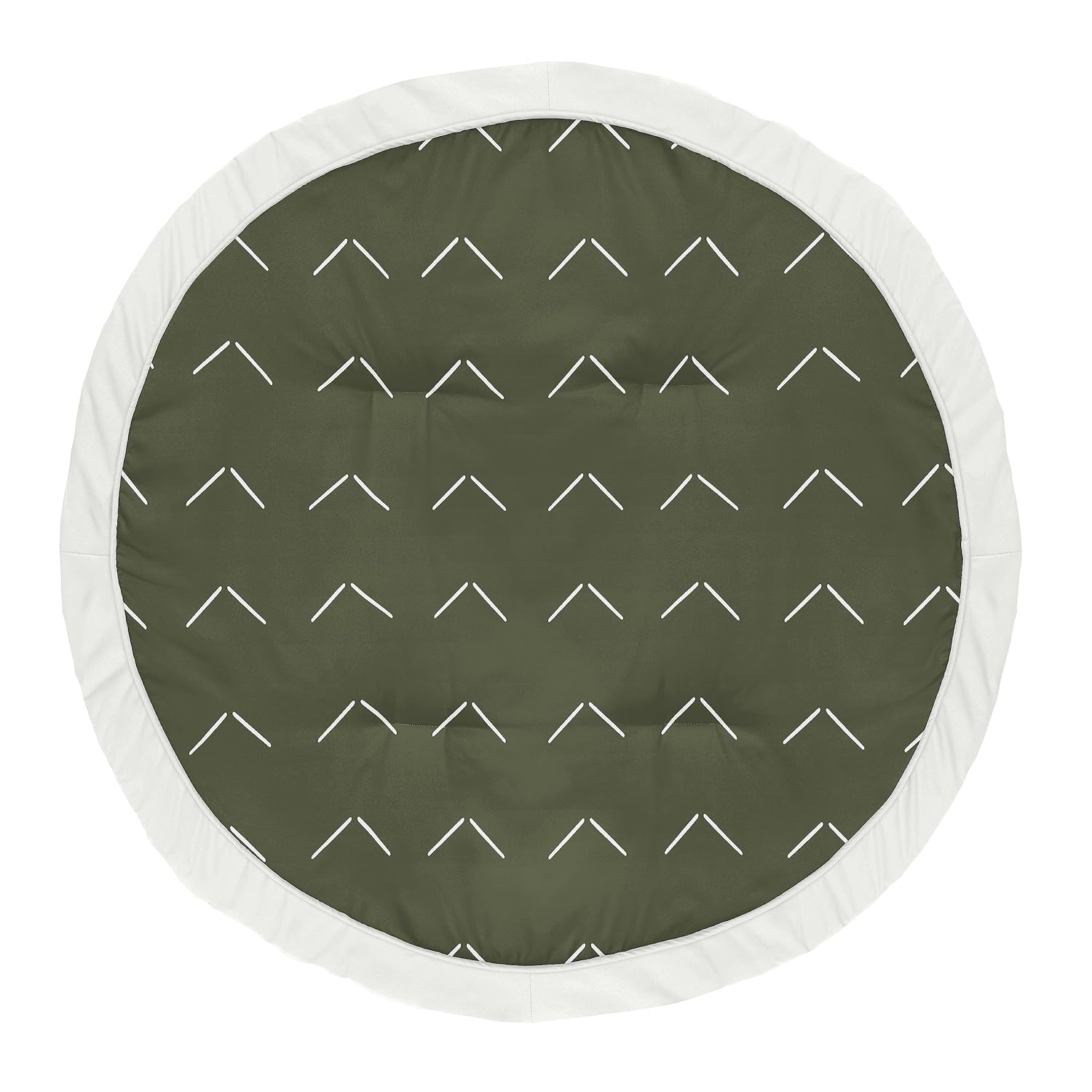 Green Boho Arrow Baby Play Mat by Sweet Jojo Designs