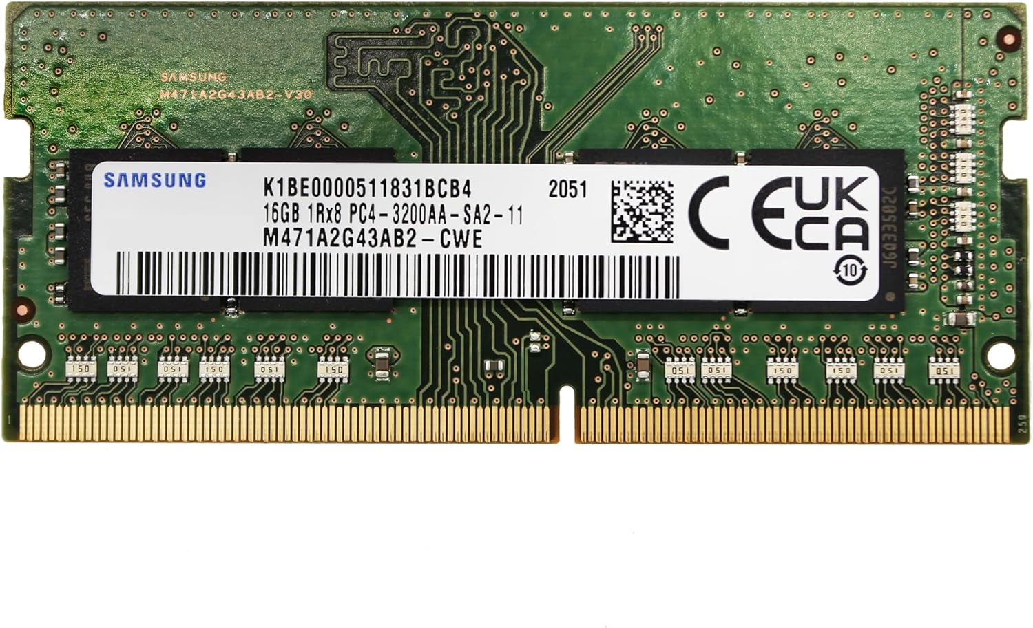 Sam Original 16GB DDR4 3200MHz SODIMM Memory Module Upgrade