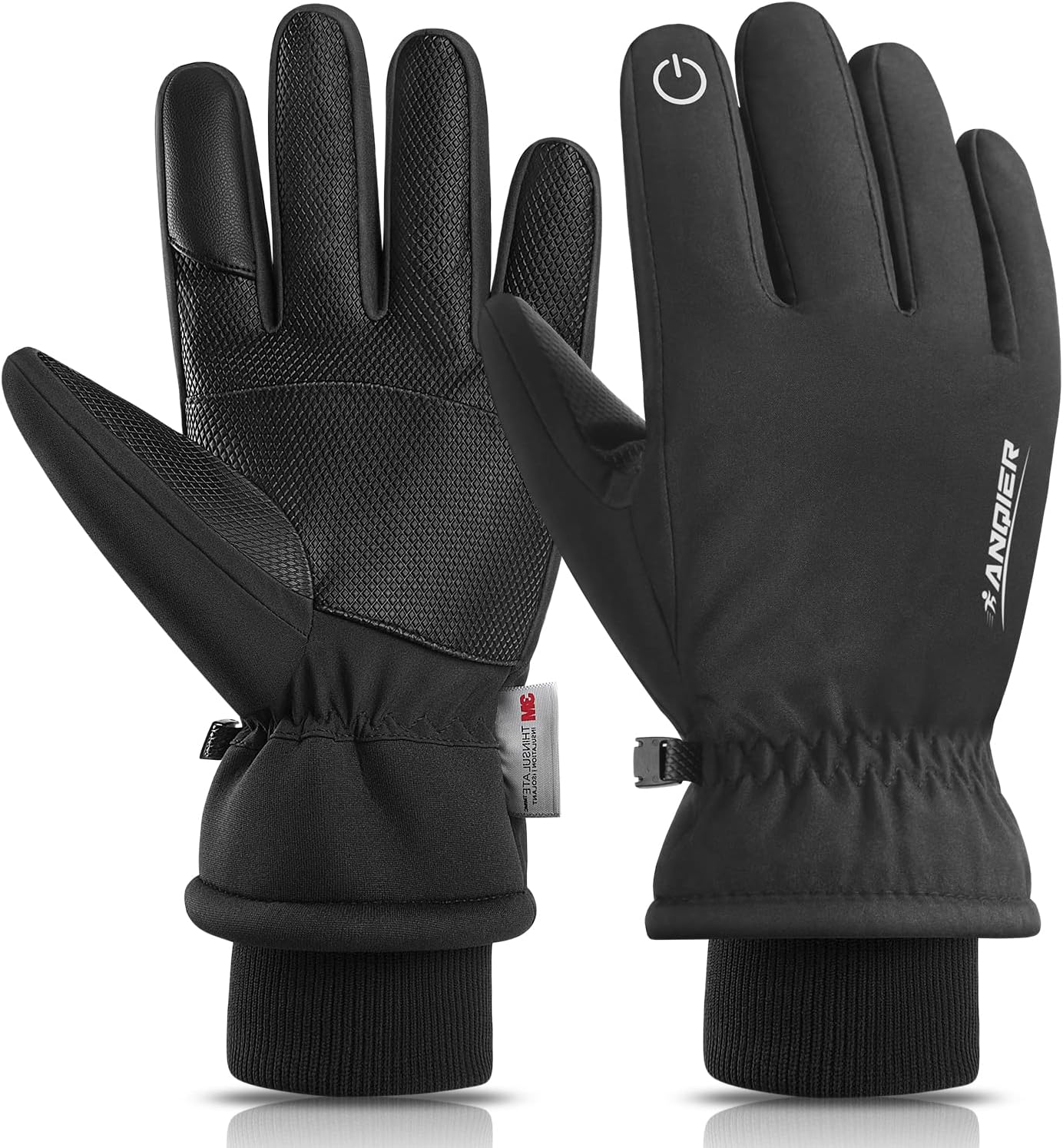 anqier Winter Gloves: -30 Waterproof Touchscreen Tech
