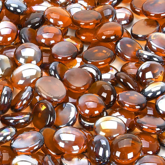 20 Pounds Firepit Glass Beads for Stylish Fire Pit Decor