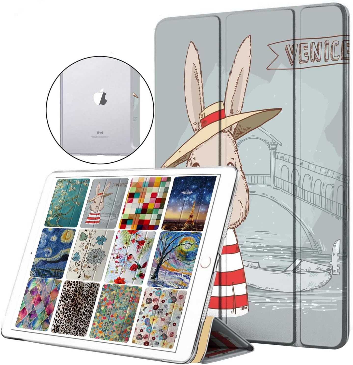 DuraSafe iPad Mini 3, 2, 1 Case - Trifold Hard PC Cover