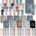 16 oz Reusable Tumbler Staff Gift Set - 75 Pcs Employee Appreciation