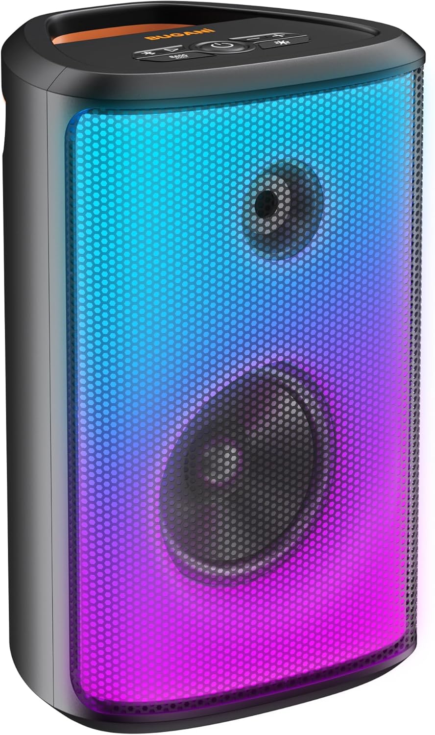 BUGANI Loud Bluetooth Speaker with 80W Power and 15H Playtime