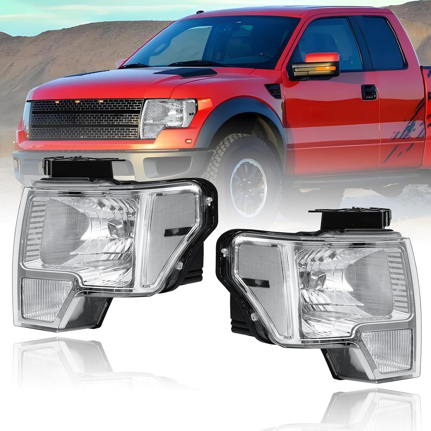 2009-2014 Ford F150 Headlights Assembly for Enhanced Safety