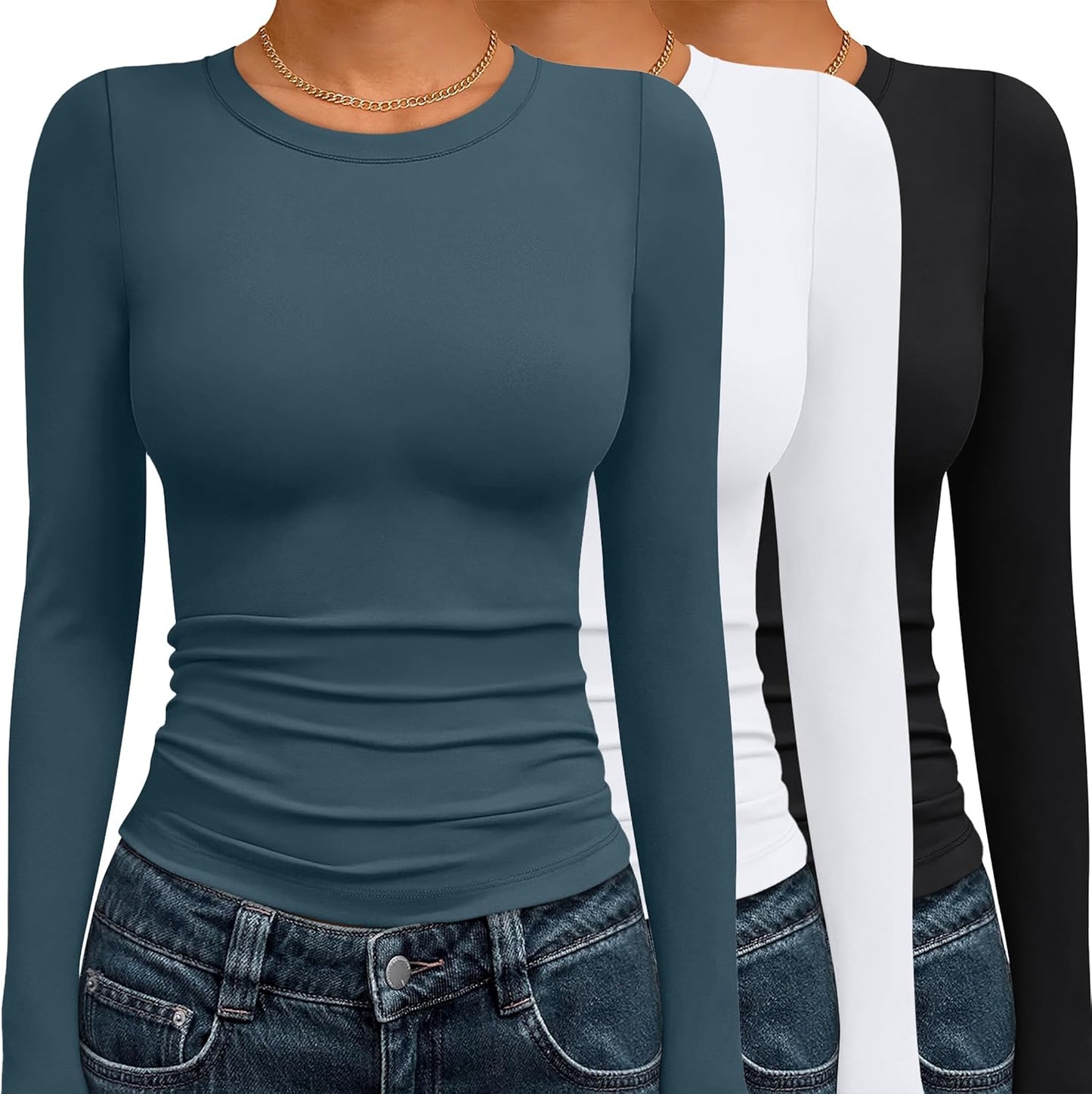 AUTOMET Womens Long Sleeve Crop Tops for Stylish Fall Fashion