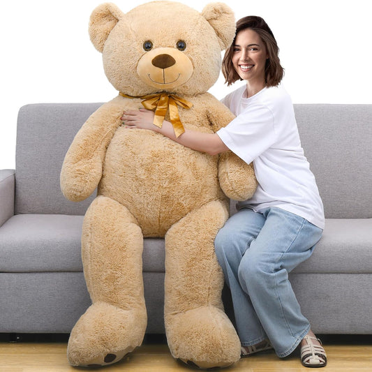 Giant Teddy Bear 5 Feet Tall - Fluffy Cuddly Love Gift
