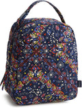 Vera Bradley Premium Cotton Large Lunch Bag for Stylish Meals