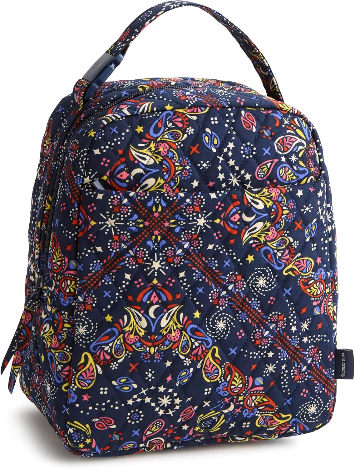 Vera Bradley Premium Cotton Large Lunch Bag for Stylish Meals