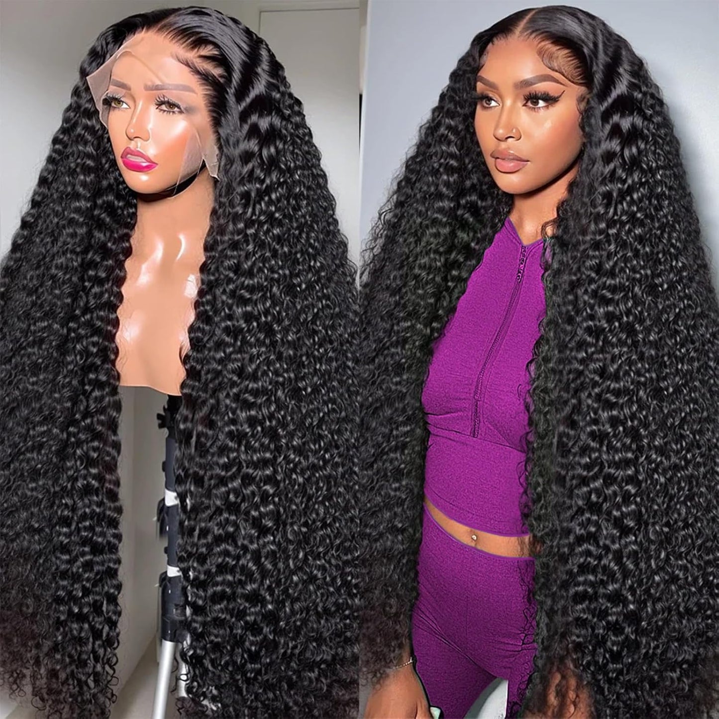 250% Density 13X6 Deep Wave Lace Front Wigs for Stunning Styles