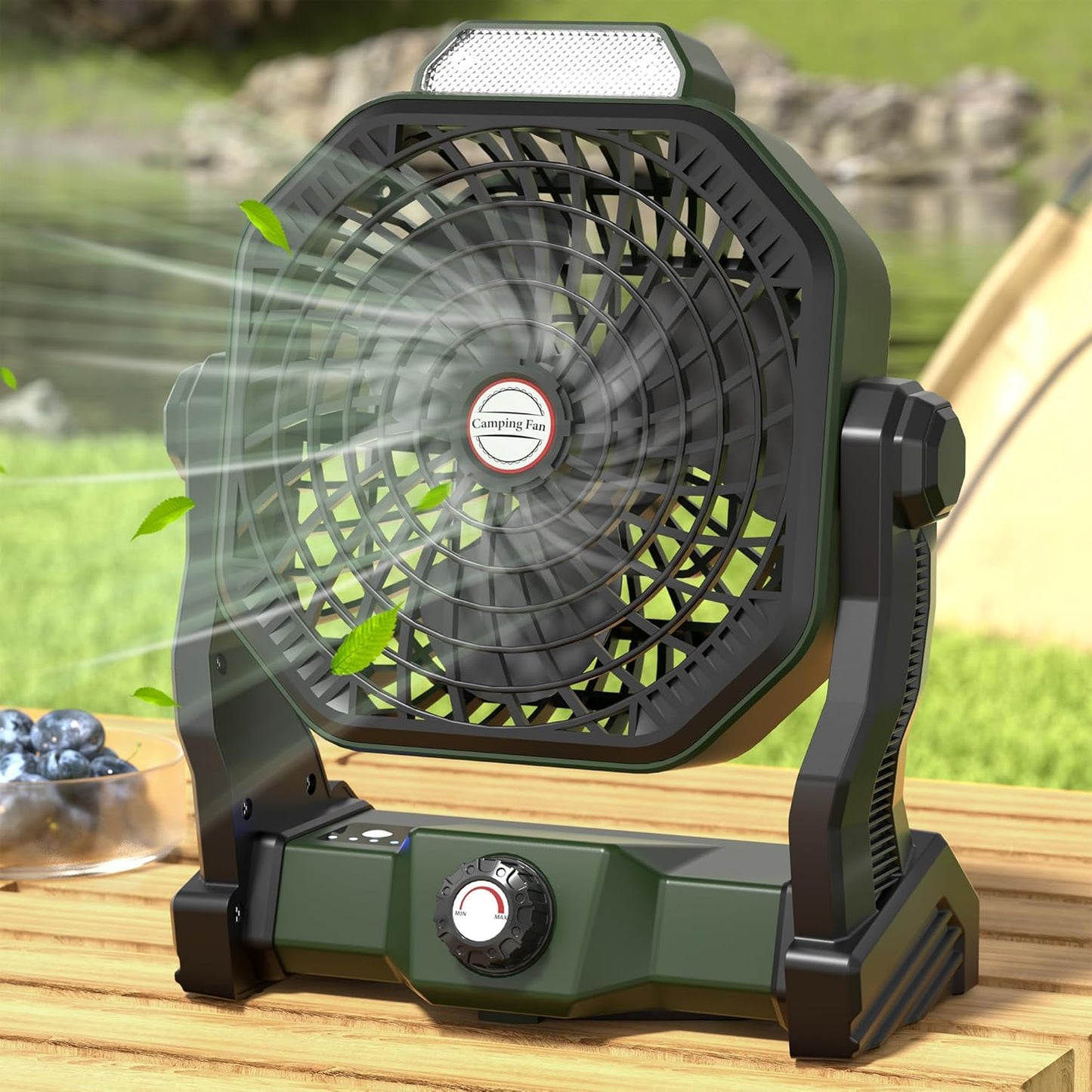 Portable Rechargeable Camping Fan - Stay Cool Anywhere!