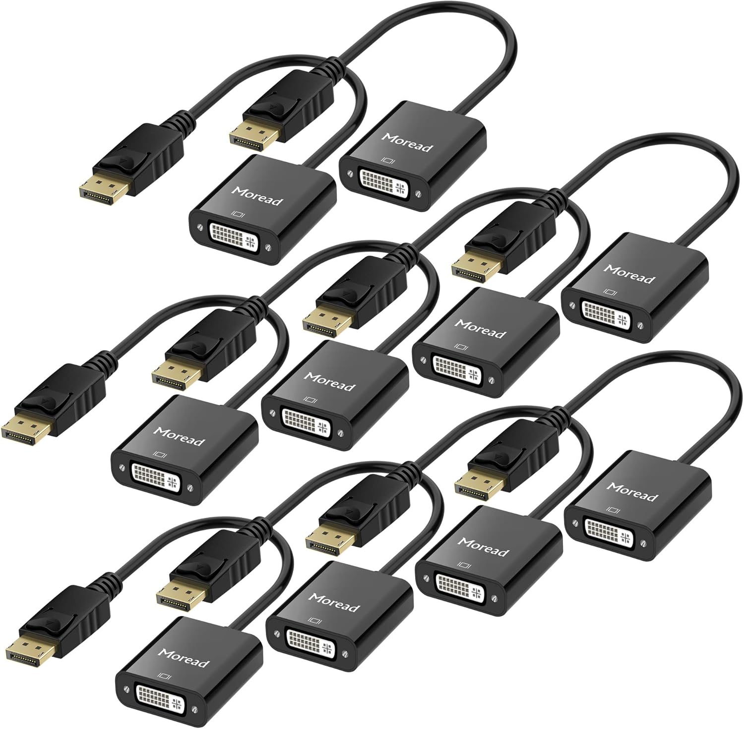 DisplayPort to DVI Adapter 10 Pack for High-Quality Connections