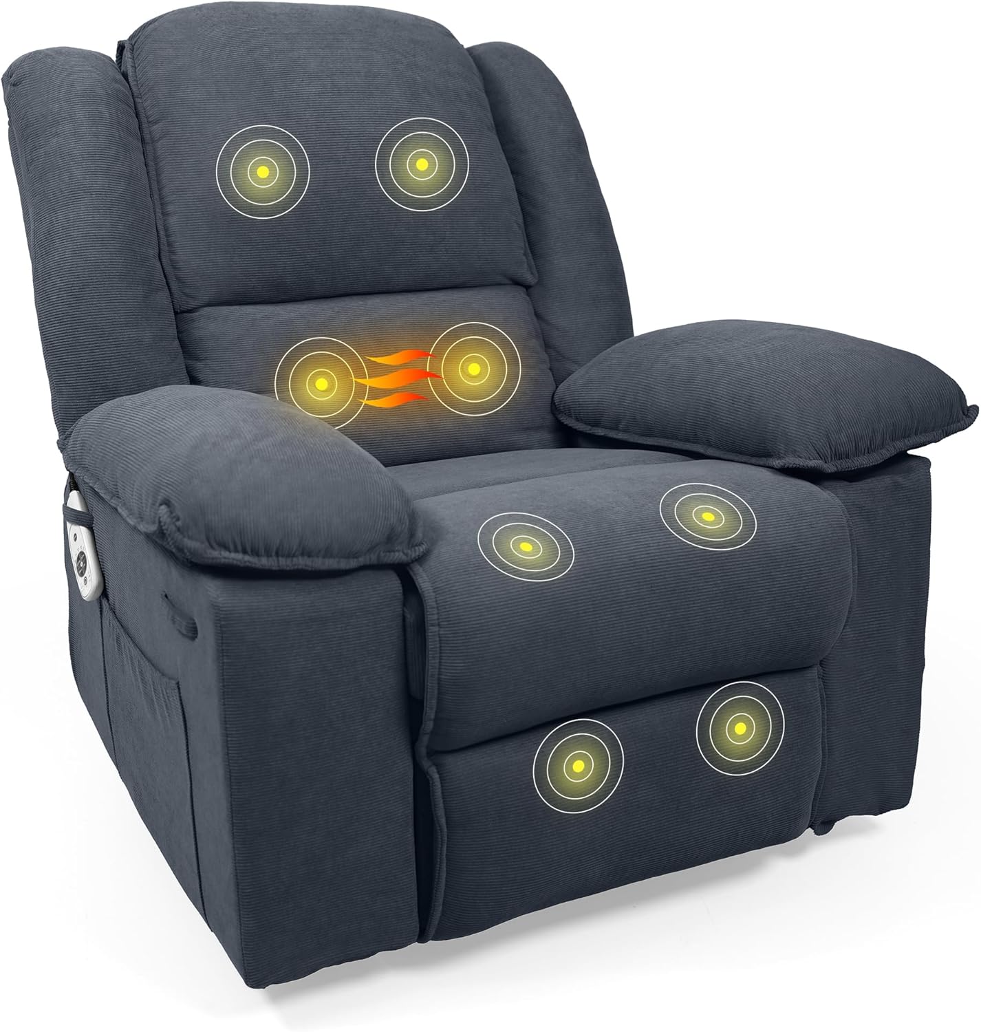 Ultimate Comfort Rocker Recliner with Heat & Massage