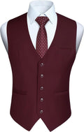 Men's Suit Vest Business Formal Dress Waistcoat - Tailored Look