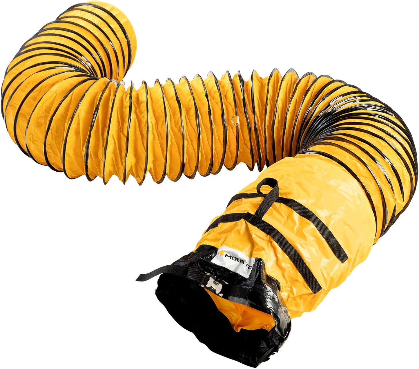MOUNTO 25FT PVC Flexible Duct Hosing for Exhaust Fan Use