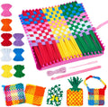 PREBOX Weaving Loom Kit Toys for Kids and Adults - Potholder Loom Set