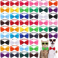 200 Pieces Dog Bow Ties Bulk Mixed Colors - Adjustable Puppy Neck Ties