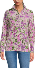 Lands' End Anyweather Fleece Quarter Zip Pullover - Soft, Warm Women's