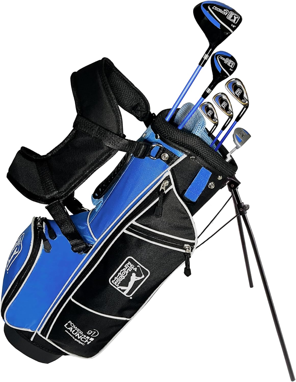 PGA TOUR Youth Golf Club Set for Ages 8-12 with Stand Bag