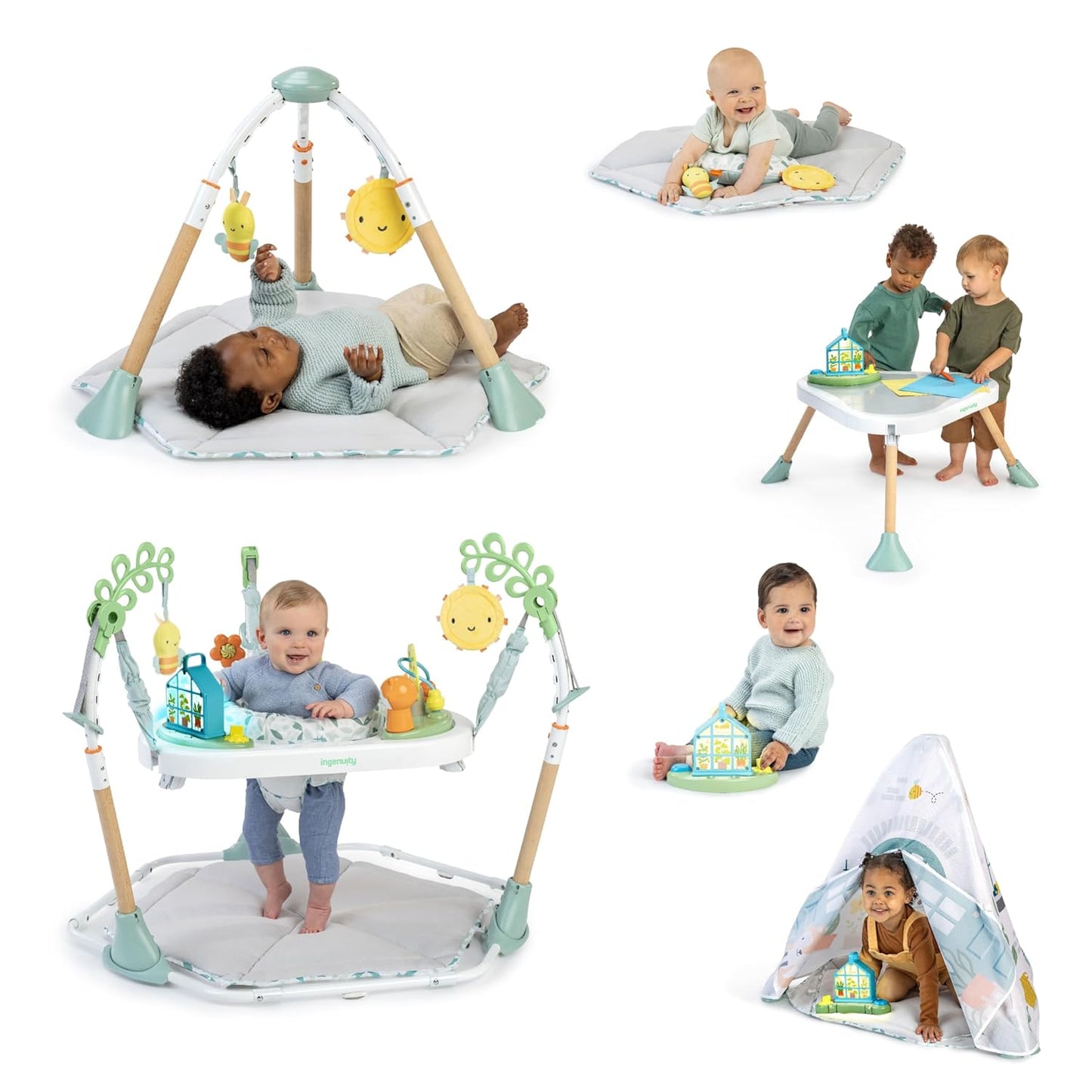 Ingenuity 6-in-1 Milestone Play Gym