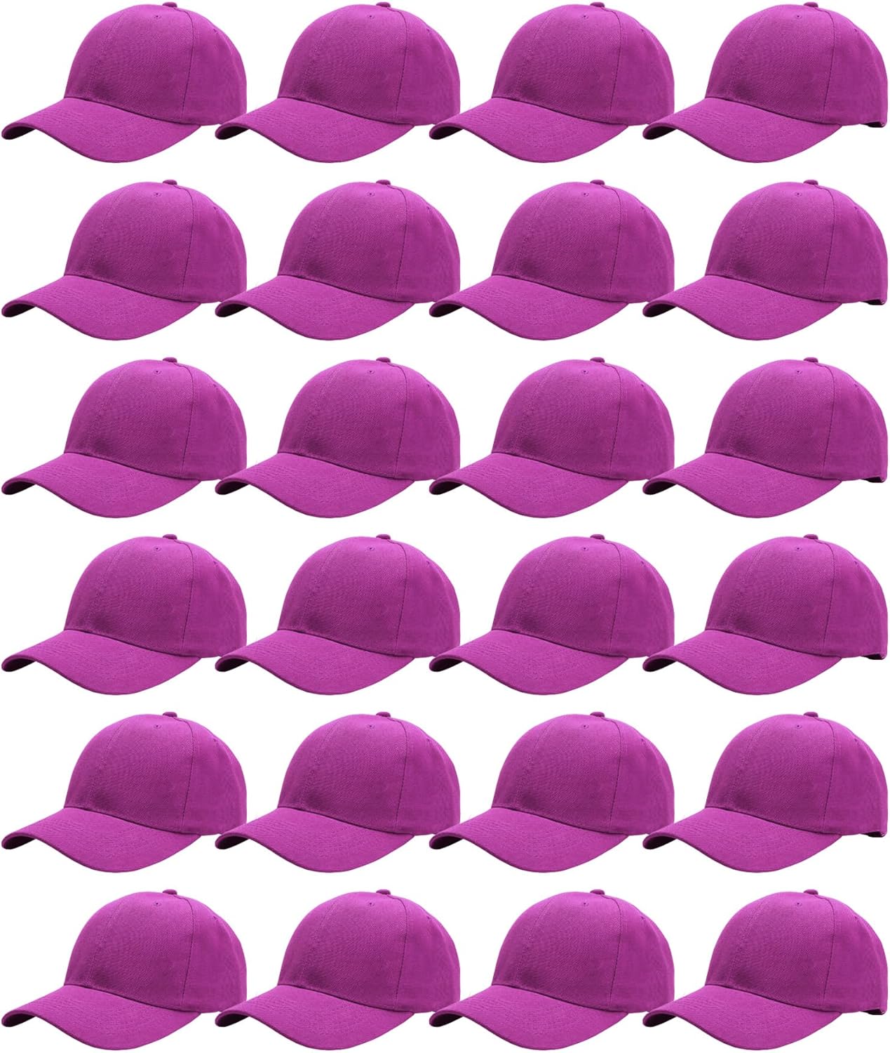 Unisex Baseball Cap Bulk Wholesale Plain Blank Hat Adjustable Size