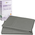 King Pillowcases Set of 2 - Luxury 1000 Thread Count Sateen Grey