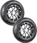 eCustomrim 2-Pack Radial Trailer Tire On Rim ST205/75R15 Load Range D