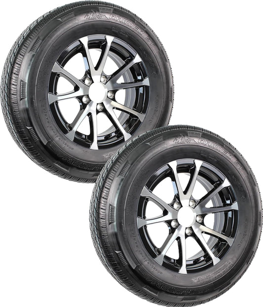 eCustomrim Radial Trailer Tire On Rim ST205/75R15 Load Range D