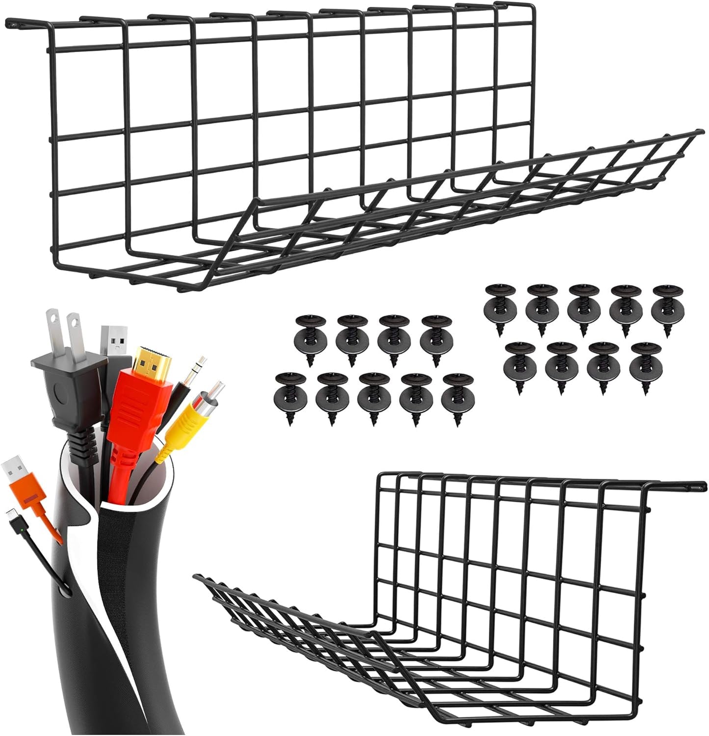 Organize Cable Mess with ProOffice Tray!