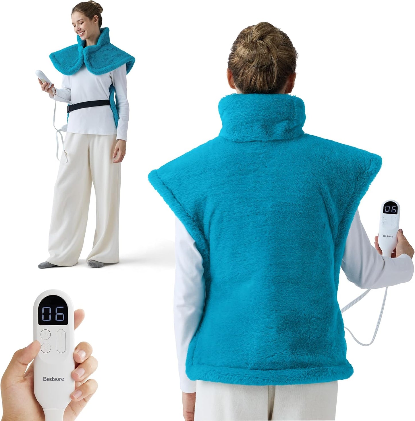 Bedsure Heating Pad for Neck and Shoulders - Extra Large Comfort