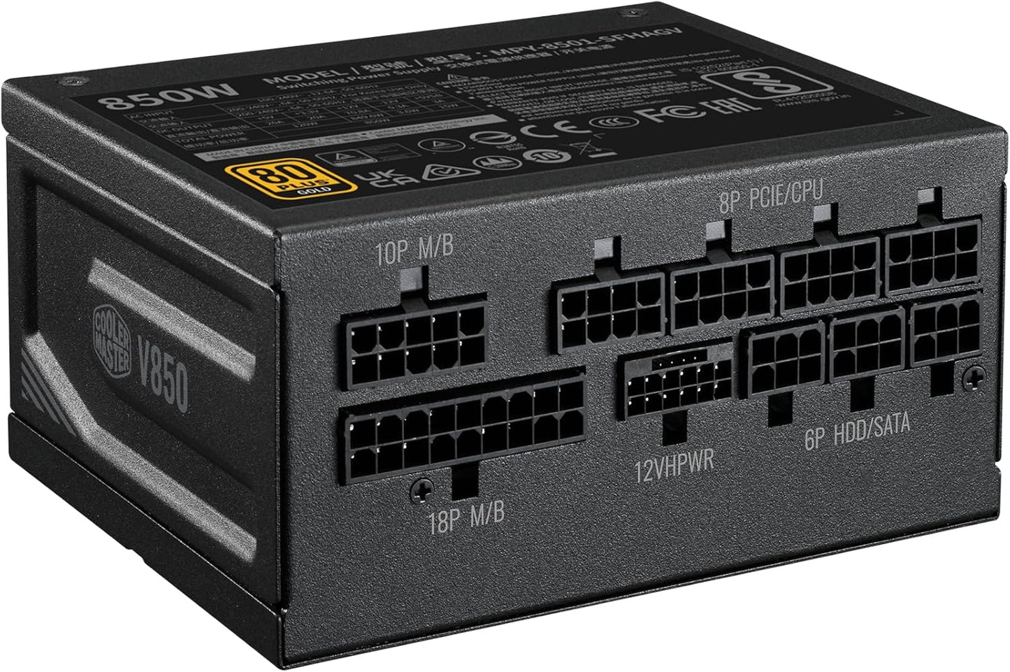 850W Cooler Master SFX Gold PSU - Full Modular, 90-Degree PCIe 5.0, Silent Fan