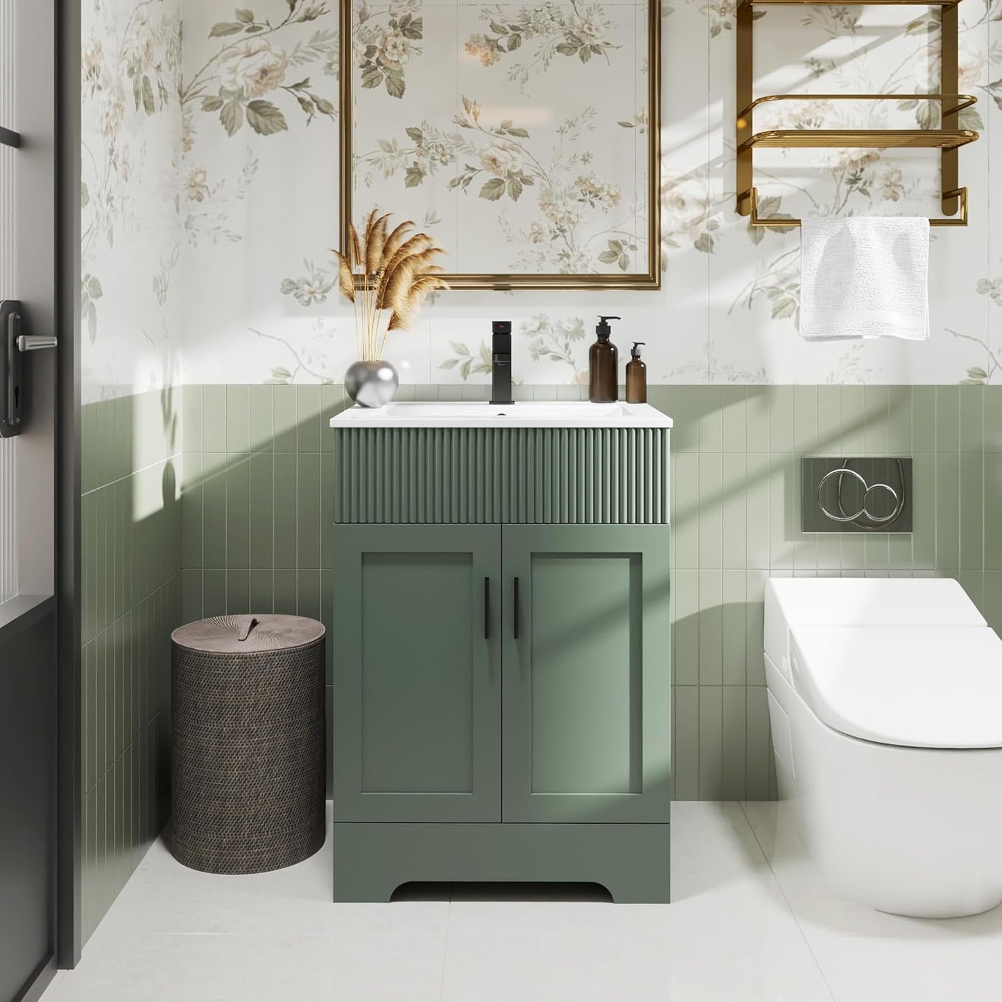 eclife 24 Bathroom Vanities Sink Combo with Modern Design