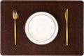 Faux Leather Placemats Set of 8 for Stylish Dining Decor