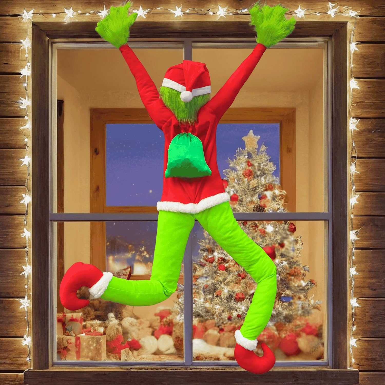 Green Monster Christmas Decorations for Indoor and Outdoor Use
