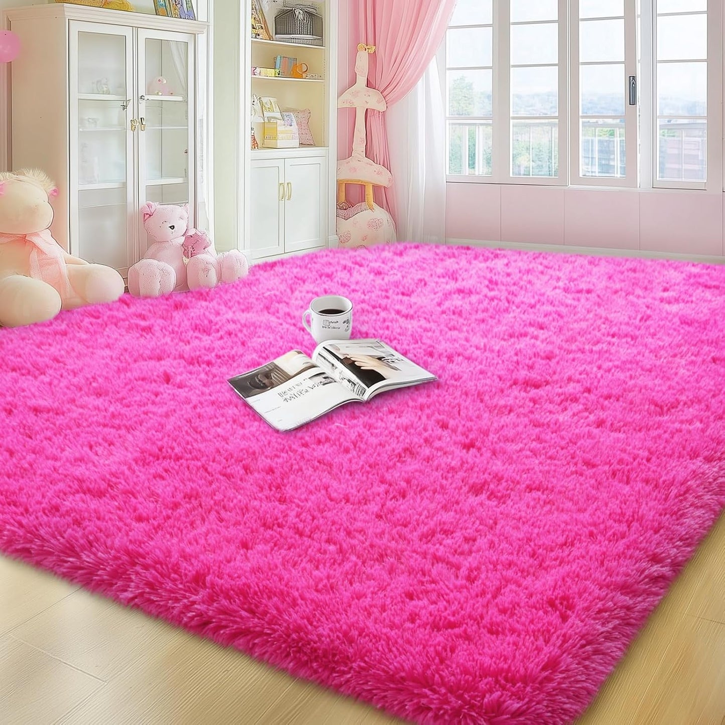 6x9 Area Rugs for Living Room, Soft Shag Rug for Bedroom