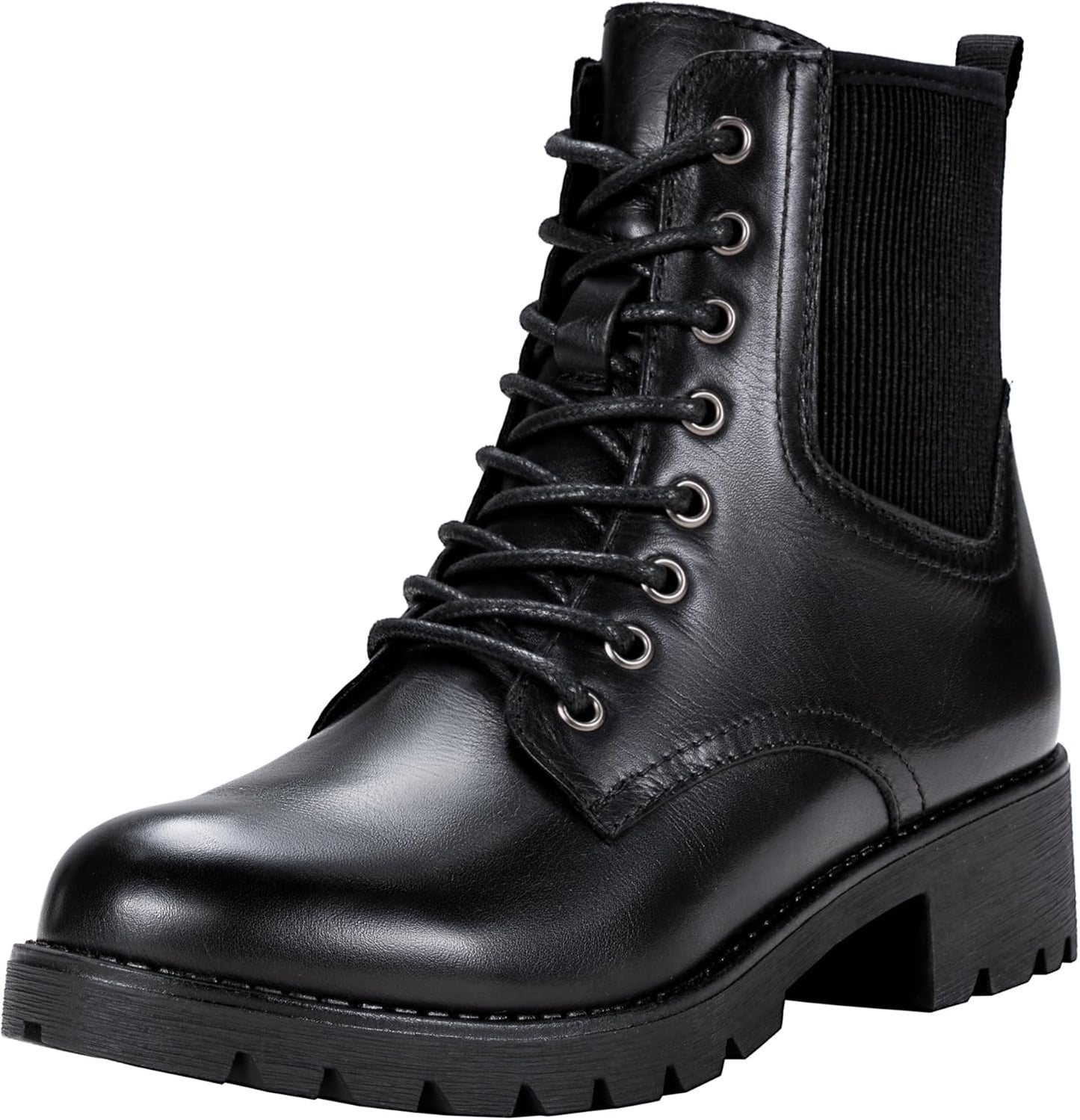 Vepose Women's 916 Ankle Boots: Stylish Combat Lace Up Booties