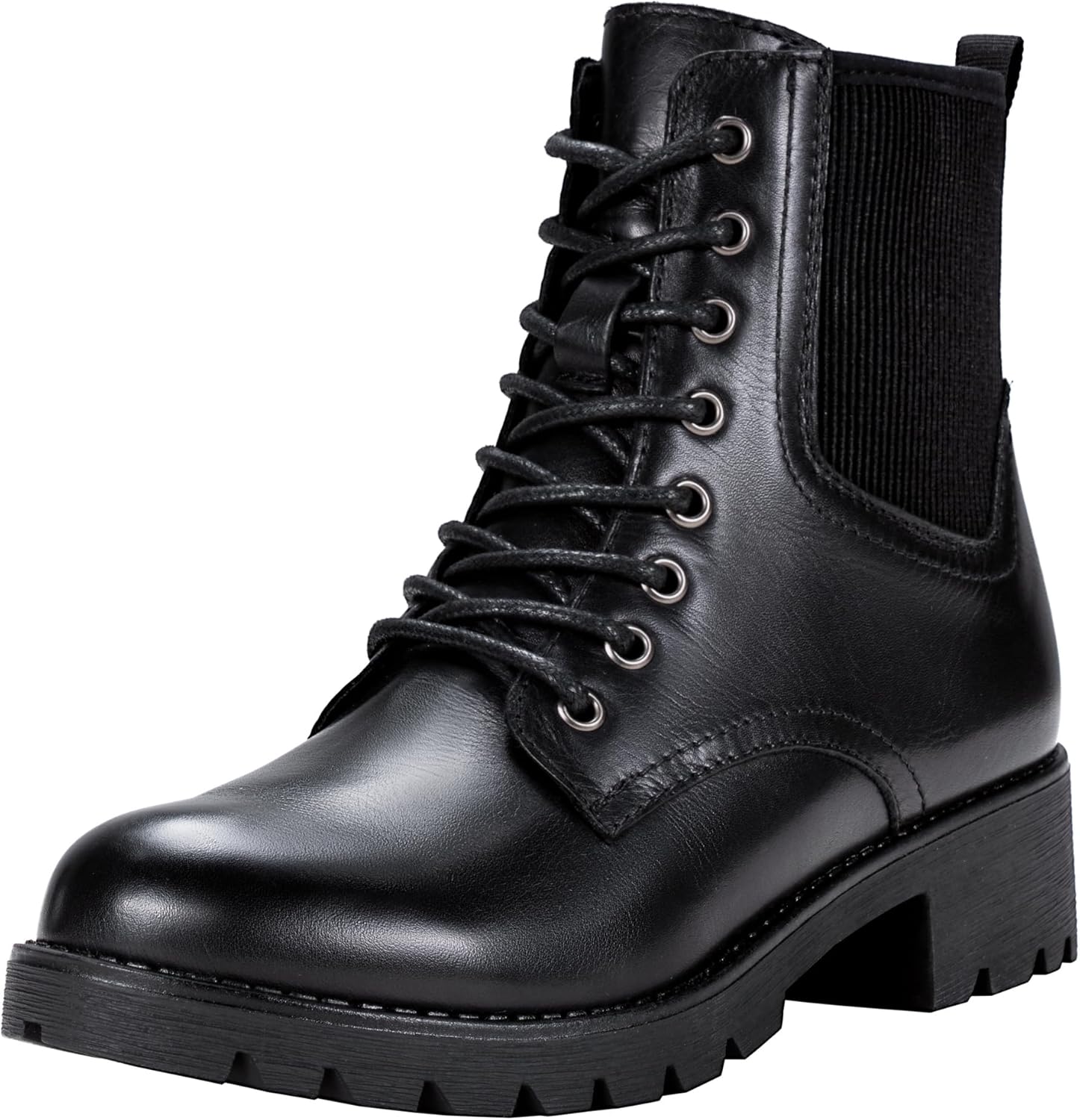 Vepose Women's 916 Ankle Boots: Stylish Combat Lace Up Booties