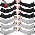 Cut Resistant Arm Sleeves 6 Pairs 18 in - Durable Thumb Hole