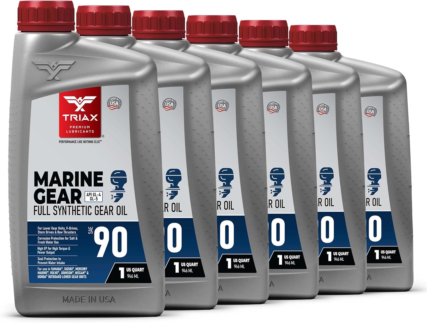TRIAX Marine Gear SAE 90 Full Synthetic Oil for All Boats