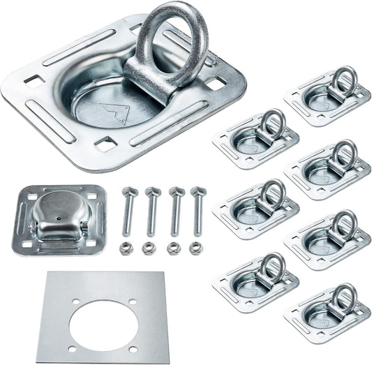 Lonffery Recessed D-Ring Tie Down Anchors for Heavy Duty