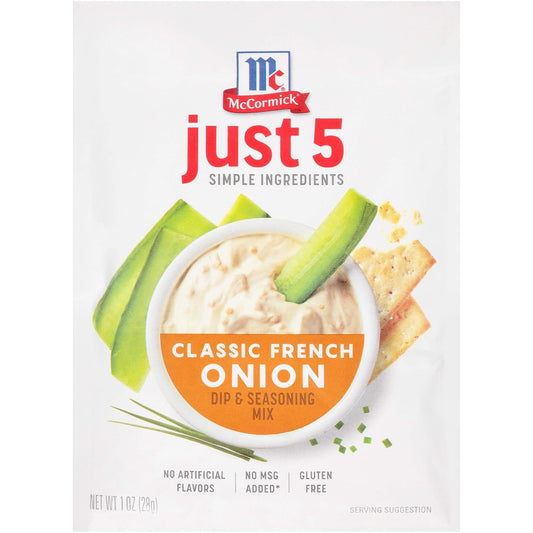 McCormick Just 5 Simple Ingredients Classic French Onion Dip Mix
