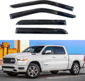 KPY Window Visor Compatible with Dodge RAM 1500 Crew Cab 2019-2025