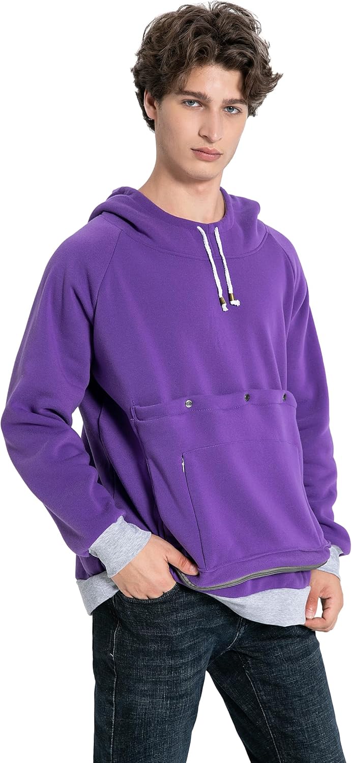 LINYUCHEN Cat Dog Carrier Hoodies for Cozy Pet Carrying