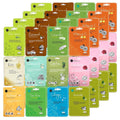 Celavi Essence Facial Face Mask 48 Pack B Set - Variety Moisturizing