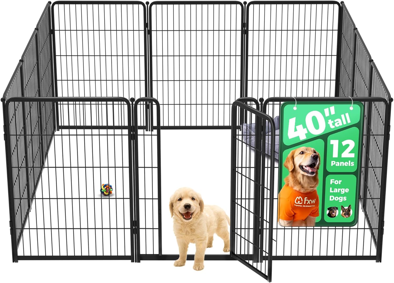 FXW Homeplus Unleashed Indoor Dog Playpen for Safe Play