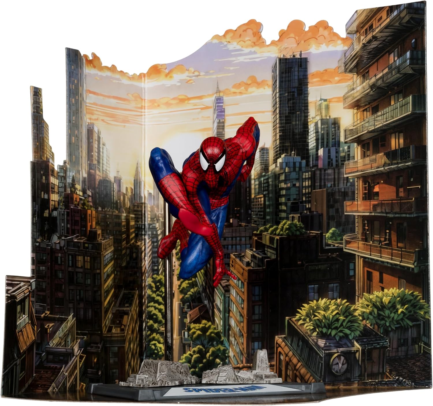 Marvel Spider-Man Pose Figure - 1:10 Scale Scene!