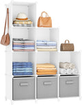 HOMIDEC 9 Cube Storage Organizer - Space-Saving Closet Cubes