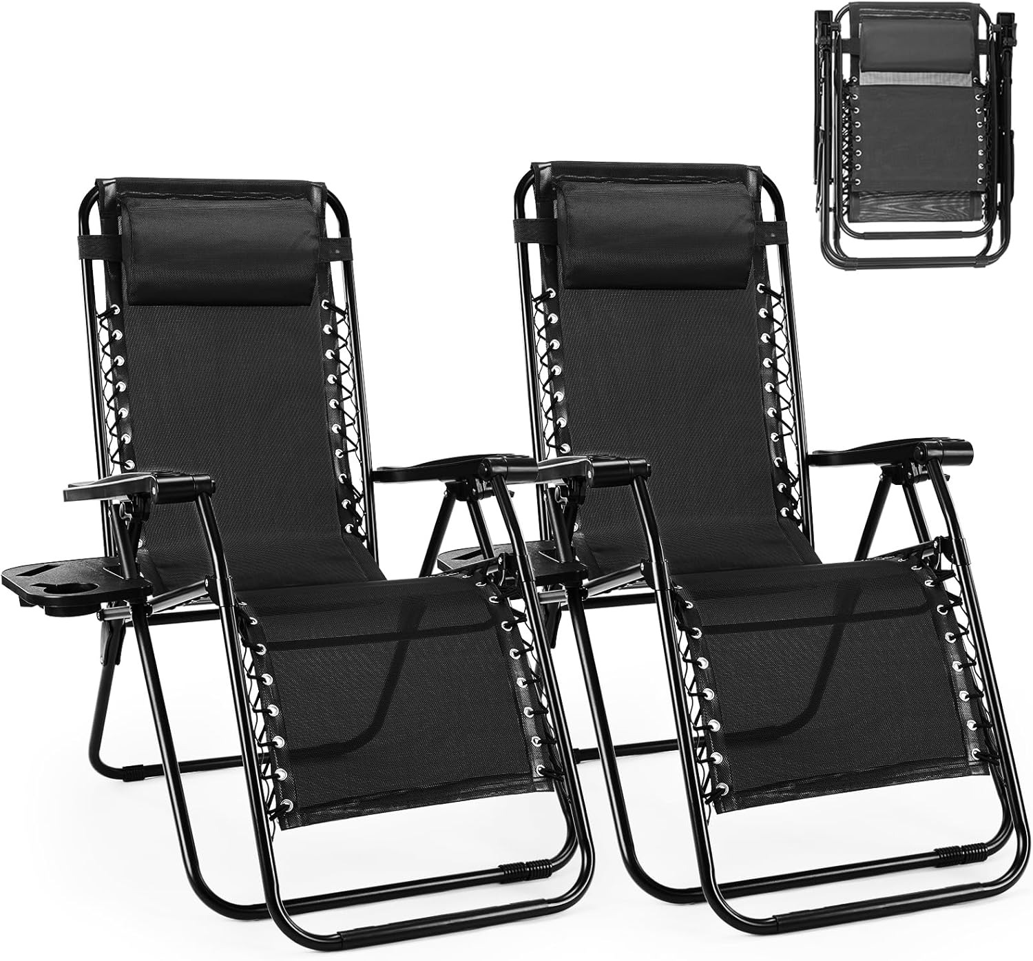 SMUG Zero Gravity Chair Set of 2 for Ultimate Outdoor Relaxation