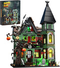 Haunted House Building Set with Lights - 1196pc Halloween Mansion